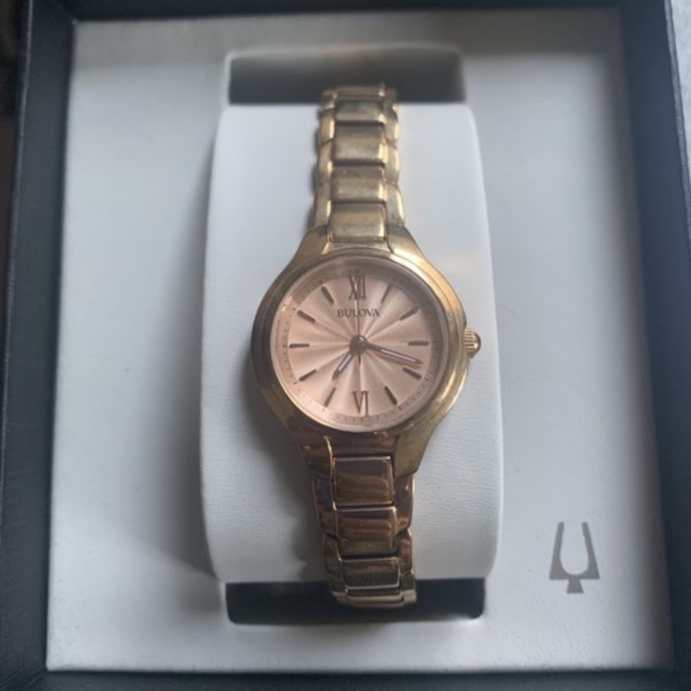 Bulova Rose Gold Watch